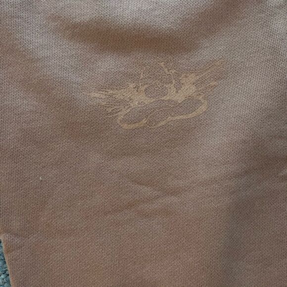 Boys Lie Tan Track Pants with Graphic Patch - Picture 5 of 6